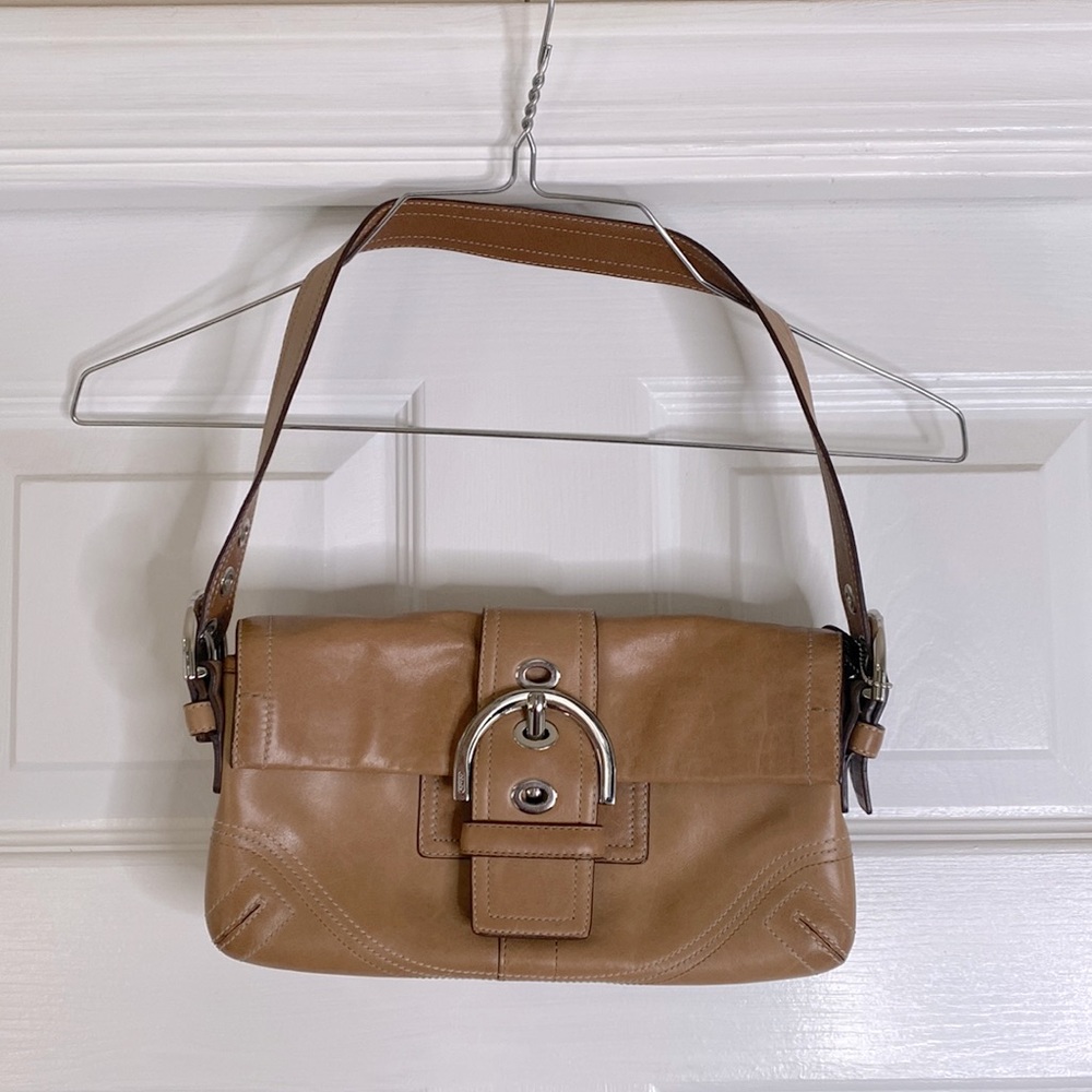 Brand New Leather Coach Bag - Tan